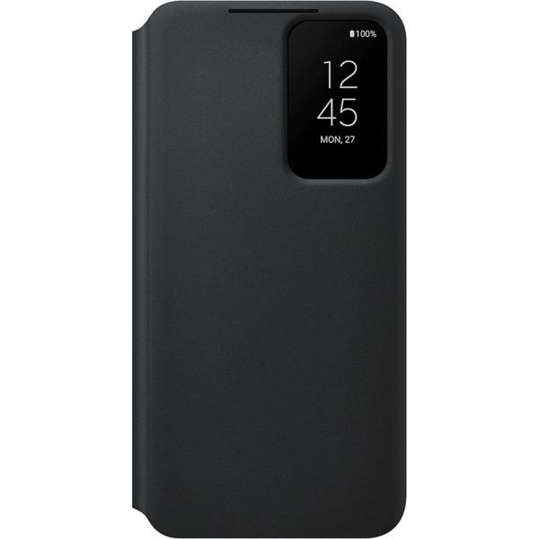 Чехол (флип-кейс) Samsung Smart Clear View Cover [ef-zs901cbegru] для Galaxy S22, черный
