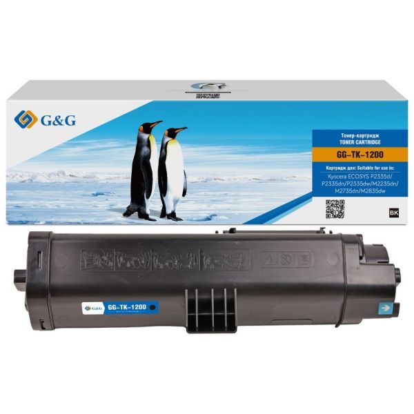 Картридж для принтера и МФУ G&G GG-TK1200 черный, []