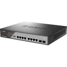 Коммутатор D-link DSS-200G-10MPP/A1A 10x10/100/1000 Мбит/сек, настраиваемый